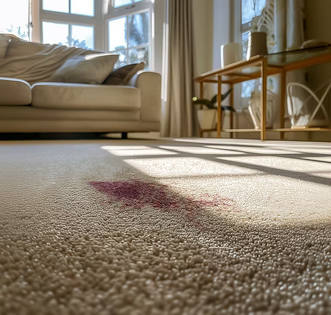 Before - Stain Removal & Carpet Restoration